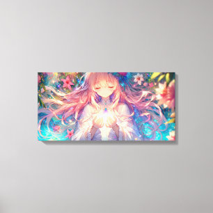 Magical Ethereal Anime Girl Canvas Print