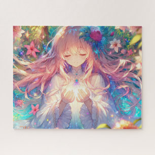 Magical Ethereal Anime Girl Jigsaw Puzzle