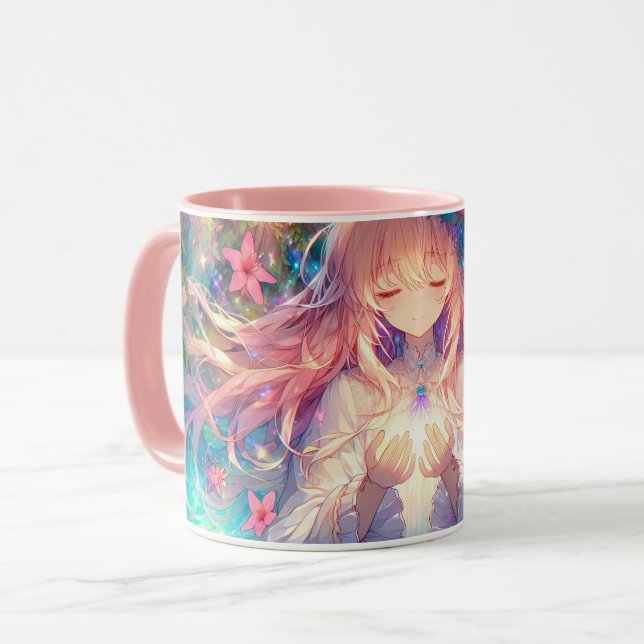 Magical Ethereal Anime Girl  Mug (Front Left)
