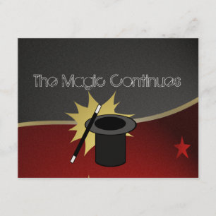 Magical Event Mitzvah Reception Invitation