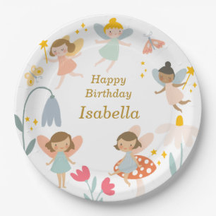 Magical Fairies Party Paper Plate