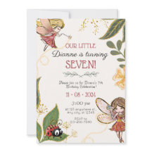 Magical Fairy Birthday Invitation