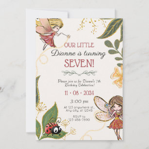 Magical Fairy Birthday Invitation
