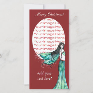 Magical Fairy Christmas Photo Card Template