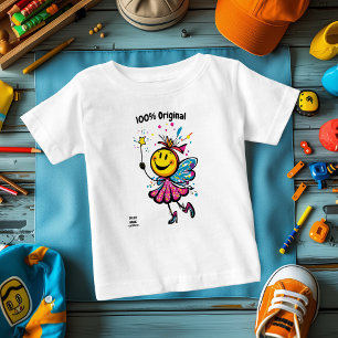 Magical Fairy Emoji – Fun and Colourful Full-Body Baby T-Shirt