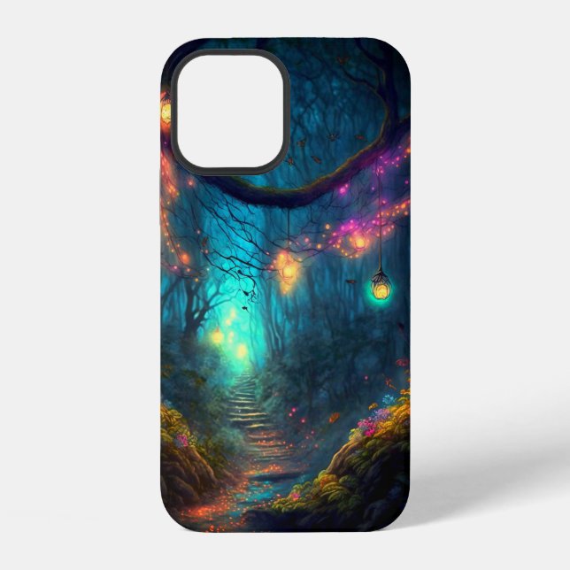 Magical Fairy Enchanted Forest Fantasy Pixie Dust iPhone Case (Back)