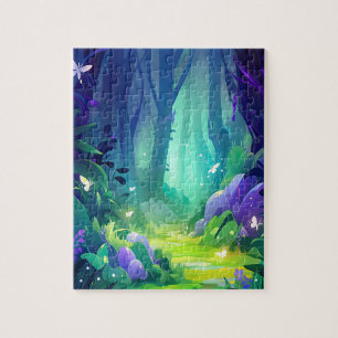 Magical Fairy Enchanted Forest Jigsaw Puzzle