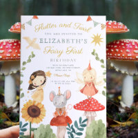 Magical Fairy First Birthday Mushroom Woodland