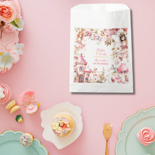 Magical Fairy Floral Garden Pixie 1st Birthday Favour Bags