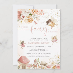 Magical Fairy Garden Baby Shower Invitation