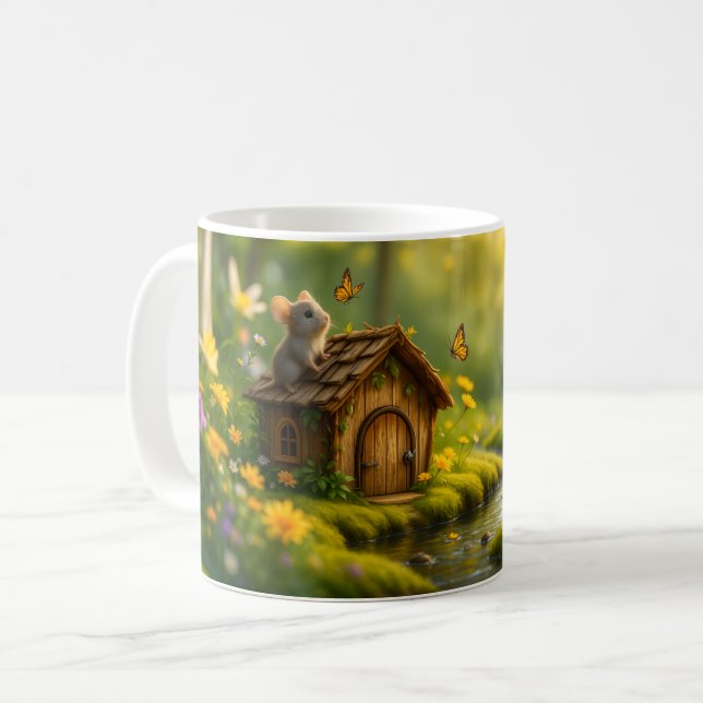 Magical Fairy House Coffee Mug (Front Left)