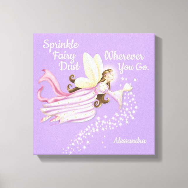 Magical Fairy Lavender Canvas Print (Front)