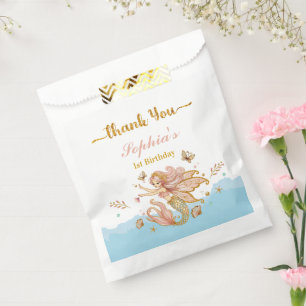 Magical Fairy Mermaid Girl's Birthday Party Favour Bags
