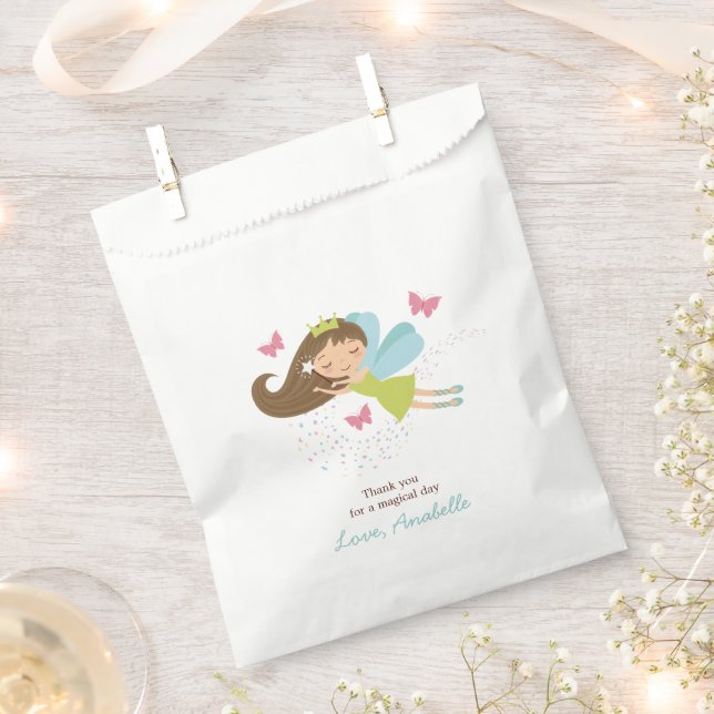 Magical Fairy Princess Birthday Party Favour Bags (Clipped)