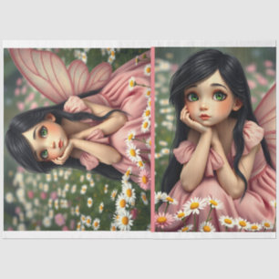 Magical Fairy Princess Double Trouble Decoupage Tissue Paper