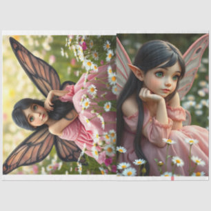 Magical Fairy Princess Double Trouble Decoupage Tissue Paper