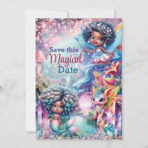 Magical Fairy Save the Date Cards