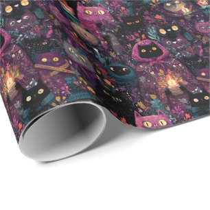 Magical Familiars D&D Companions and Fantasy Pets Wrapping Paper
