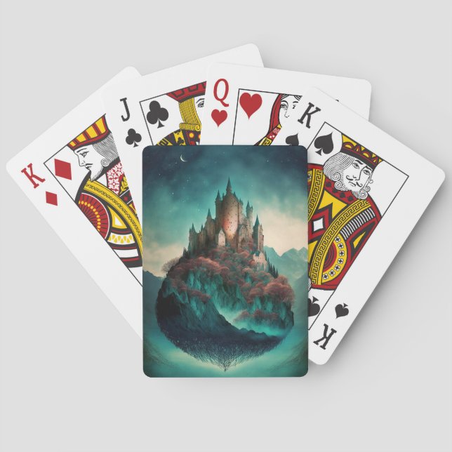 Magical Fantasy Castle Playing Cards (Back)