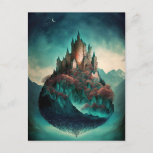 Magical Fantasy Castle Postcard
