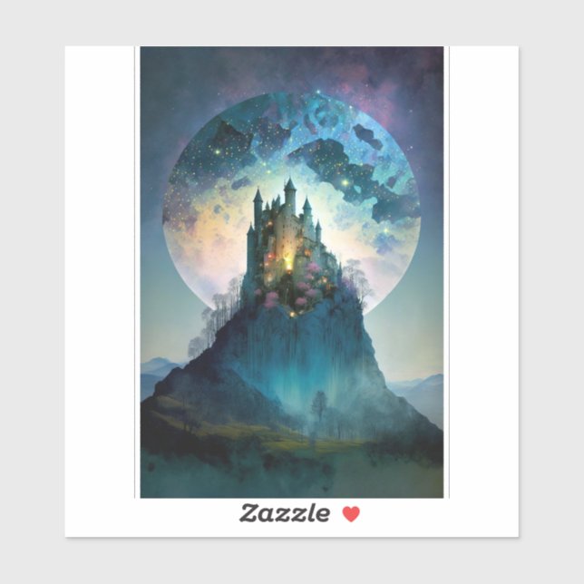 Magical Fantasy Castle Sticker (Sheet)
