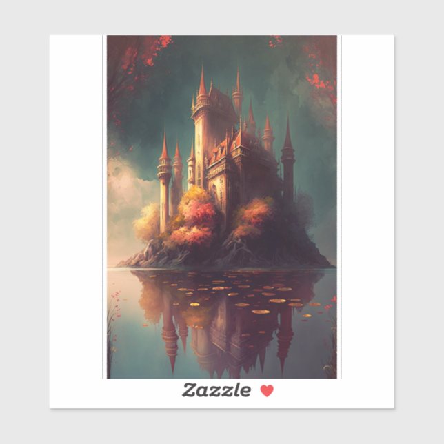 Magical Fantasy Castle Sticker (Sheet)