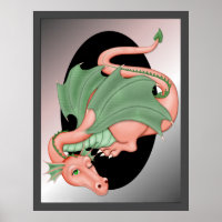 Magical Fantasy Dragon Resting