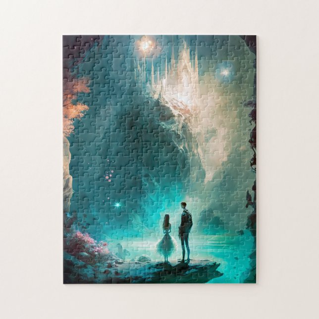 Magical Fantasy Landscape Art Jigsaw Puzzle (Vertical)