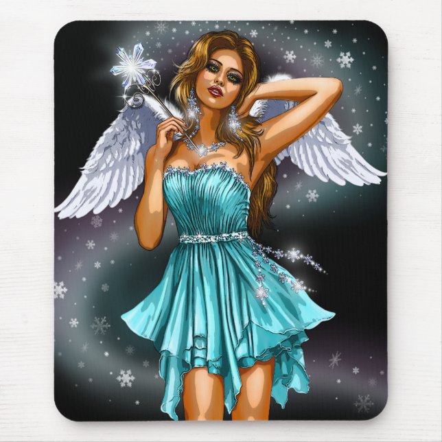 Magical Female Fairy Mouse Mat (Front)