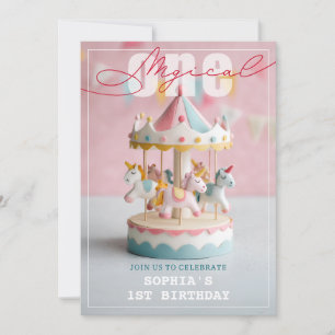 Magical First Birthday Invitation