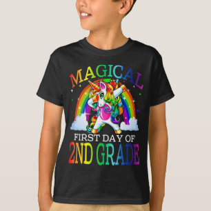 Magical First Day Of 2nd Grade Unicorn T-Shirt