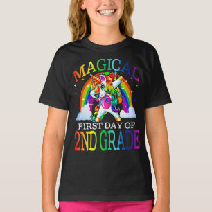 Magical First Day Of 2nd Grade Unicorn T-Shirt