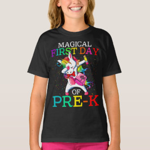 Magical First Day Of Pre-K Back To School Unicorn T-Shirt