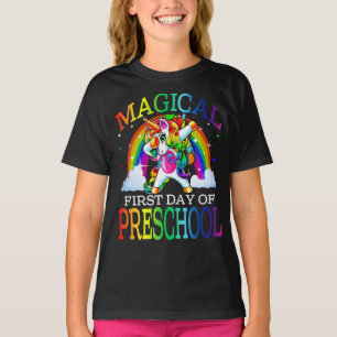 Magical First Day Of Preschool Unicorn T-Shirt