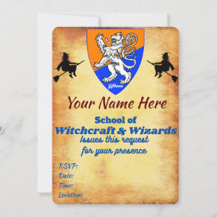 Magical, Flat Invitation, Size: 5" x 7"  Invitatio Invitation
