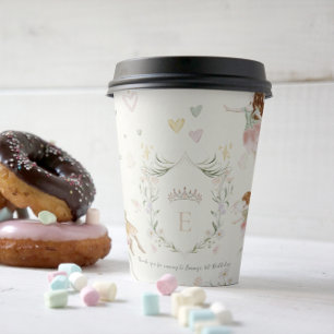 Magical Floral Fairy Birthday Party Paper Cups