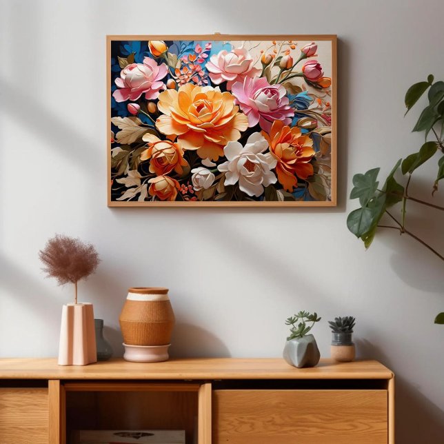 Magical Flowers AI Art Painting Beauty Poster (Creator Uploaded)