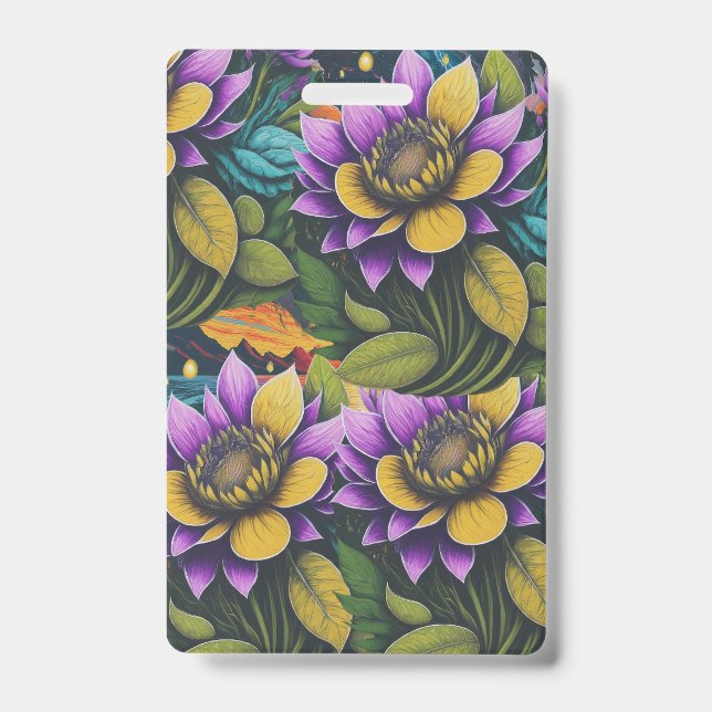 Magical flowers ID badge (Front)