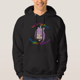 Magical Fluffin Unicorn Men's Hooded Sweatshirt