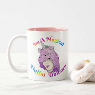 Magical Fluffin Unicorn Two-Tone Mug