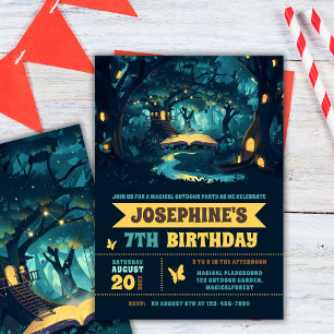 Magical Forest Birthday Party Invitation