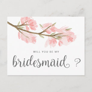Magical Forest   Bridesmaid Postcard