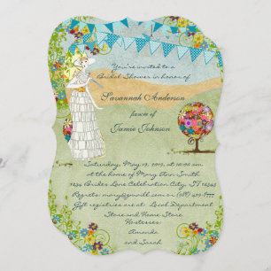 Magical Forest Circle of Love Wedding Invitations