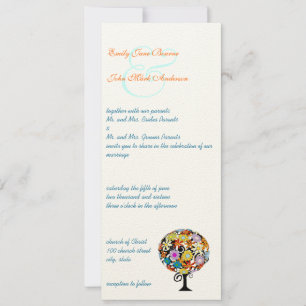 Magical Forest Circle of Love Wedding Invitations