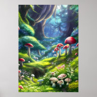Magical Forest, Enchanted Mushrooms