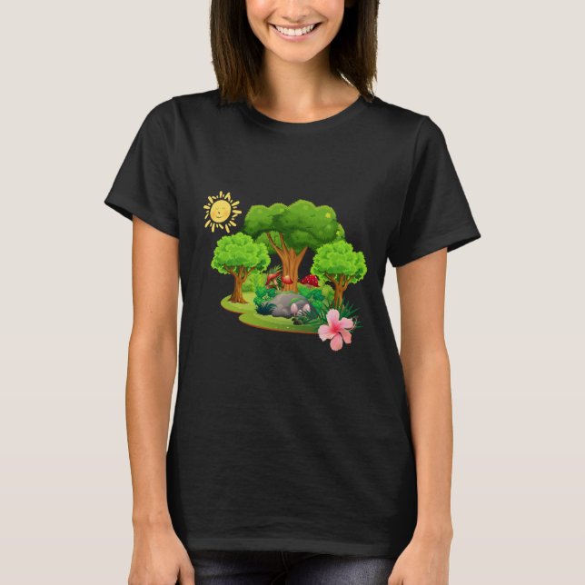 Magical Forest Graphic T-Shirt  (Front)