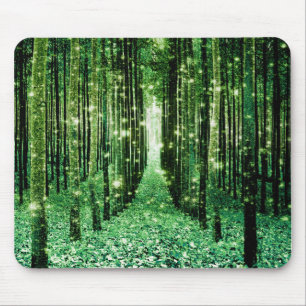 Magical Forest Green Mystery Mouse Mat