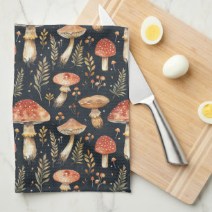 Magical Forest Mushroom Kitchen Towel