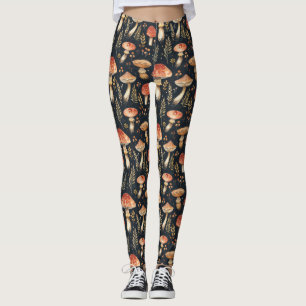Magical Forest Mushroom Leggings