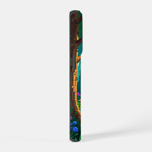 Magical Forest Pixel Art Personalised Name  iPhone 15 Pro Case